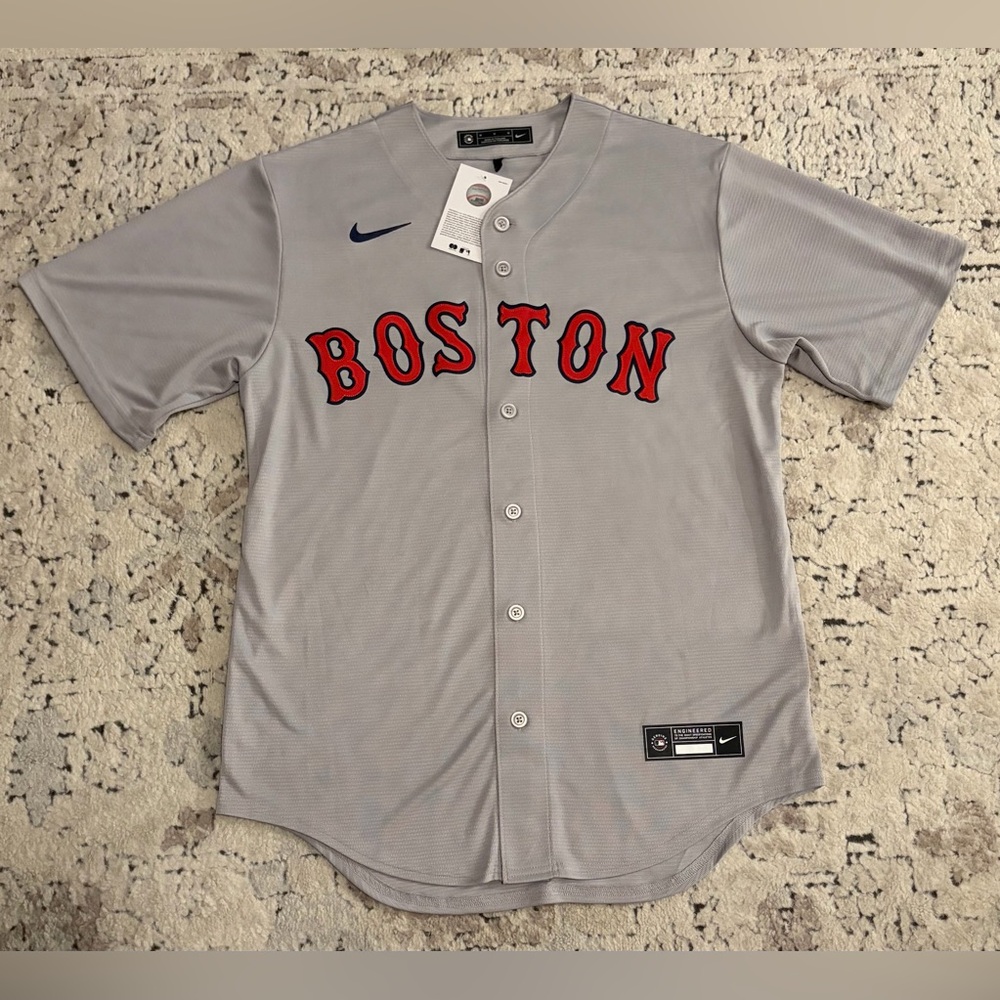 Nike Authentic Boston Red Sox MLB Baseball Gray Jersey Men’s Size: Medium